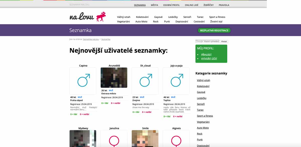 seznamka web Orlová